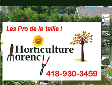 Tablet Screenshot of horticulturemorency.com